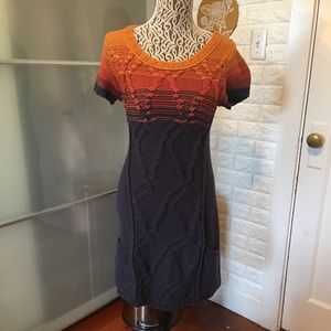 Free People Sunset Cable Knit Sweater Dress Size